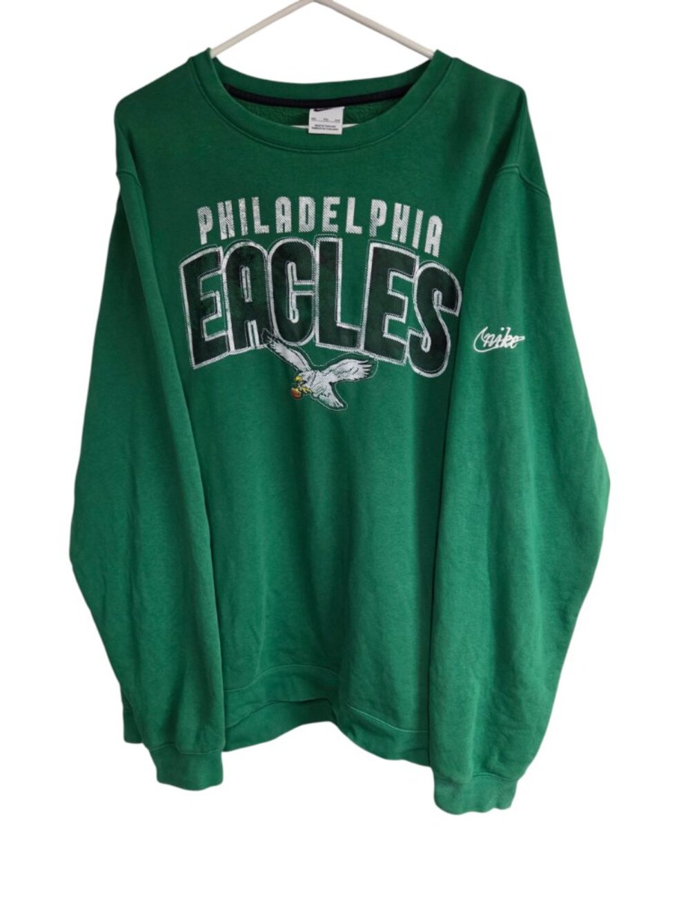 Nike Green Philadelphia Eagles Crewneck Sweater